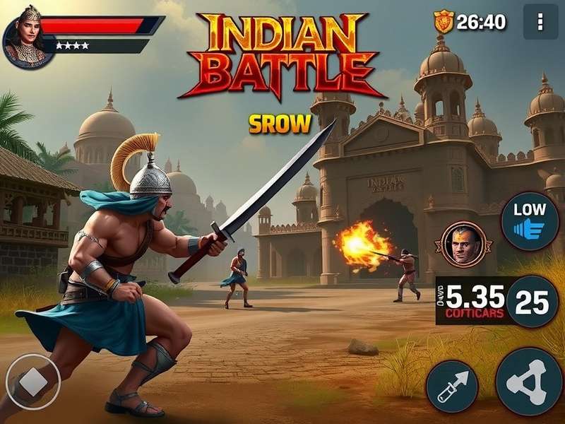 Indian Warrior Battle Game Characters